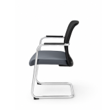 Silla de formación QUADRA negro y gris