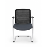 Silla de formación QUADRA negro y gris