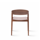 La silla de restaurante de madera ARDEN nogal