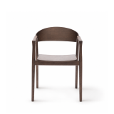 La silla de restaurante de madera ARDEN smoky