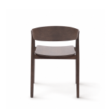 La silla de restaurante de madera ARDEN smoky