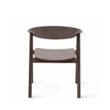 La silla de restaurante de madera HORIZON smoky