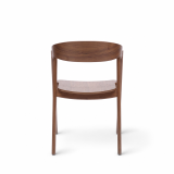 La silla de restaurante de madera FUTURA nogal