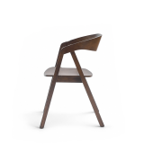 La silla de restaurante de madera FUTURA smoky