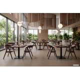 La silla de restaurante de madera FUTURA smoky