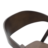 La silla de restaurante de madera FUTURA smoky