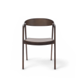 La silla de restaurante de madera FUTURA smoky