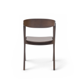 La silla de restaurante de madera FUTURA smoky