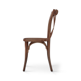 Silla de boda de madera CROSS-BACK WOOD nogal