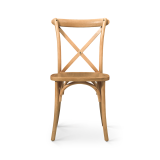 Silla de boda de madera CROSS-BACK WOOD roble claro