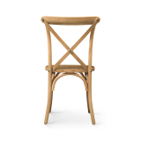 Silla de boda de madera CROSS-BACK WOOD roble claro