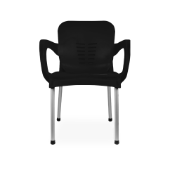 La silla de terraza para restaurante BISTRO negro