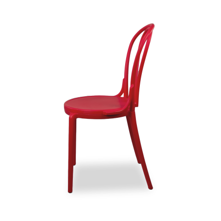 Silla bistro MONET rojo