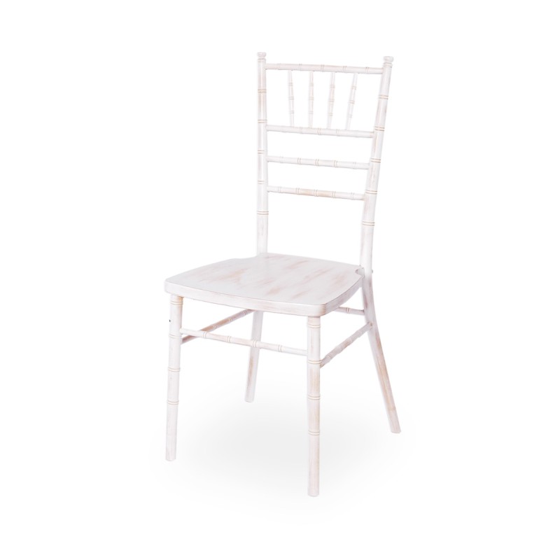 Las Sillas Para Bodas CHIAVARI WOOD lime-wash