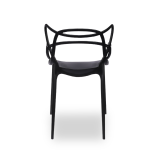 La silla de cafetería VEGAS negro