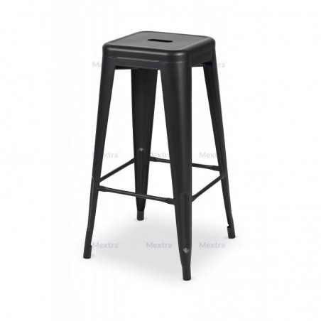 Hoker de bar PARIS inspirado en TOLIX negro